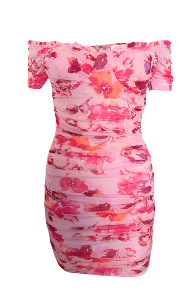 Kimmy Floral Sweetheart Dress