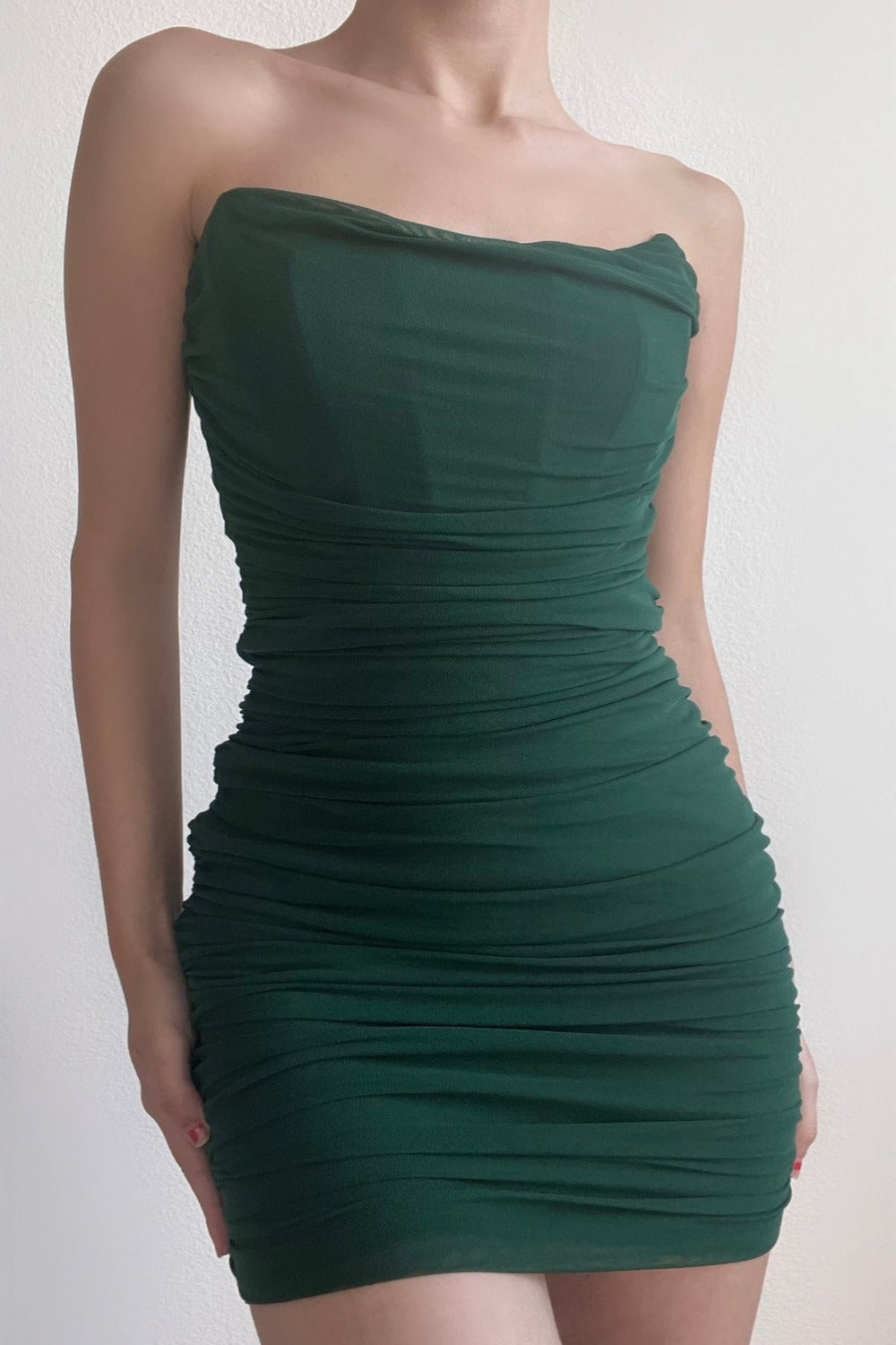 Scarletta Bodycon Dress (Hunter Green)