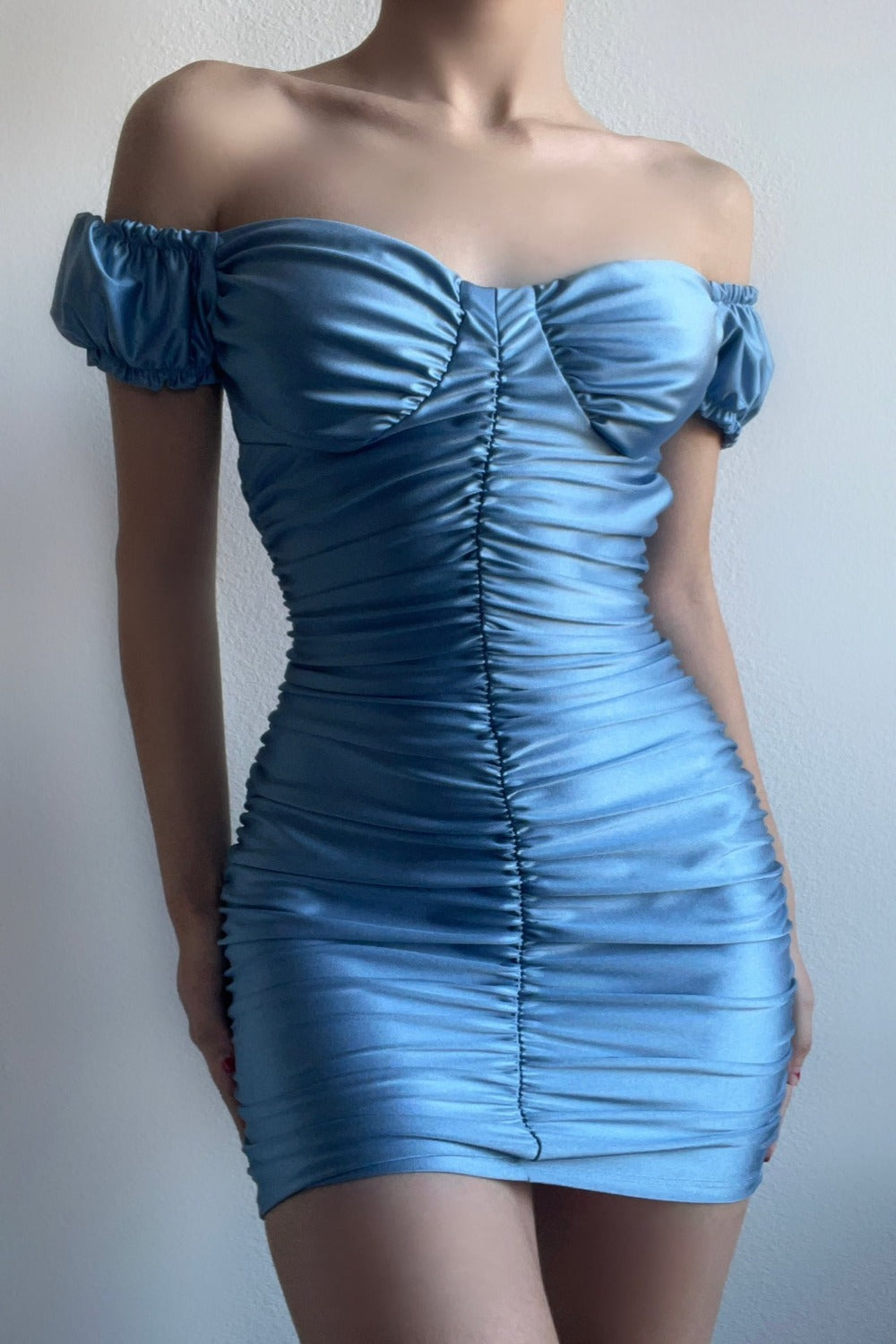 Shylo Ruched Mini Dress