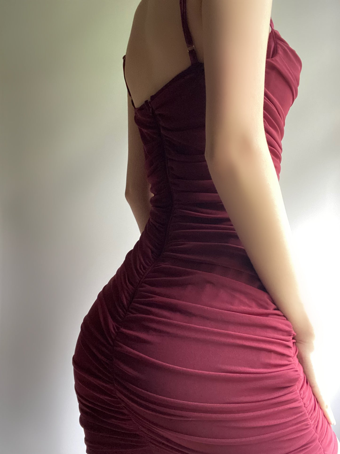 Violetta Mesh Mini Dress