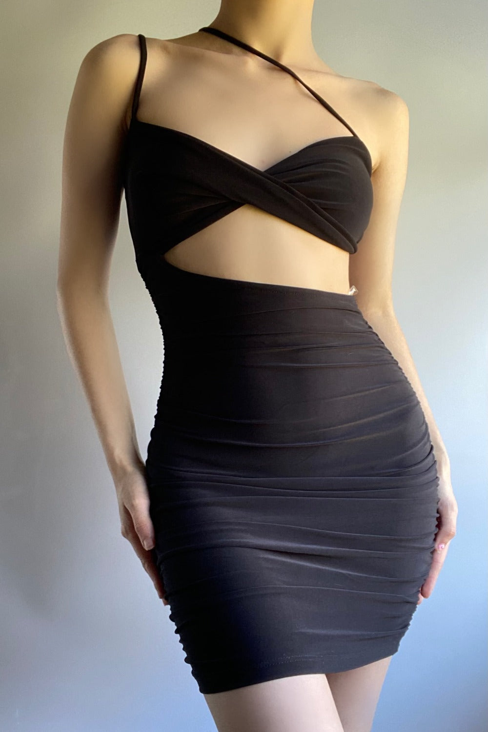 Palvin Cutout Dress (Black)